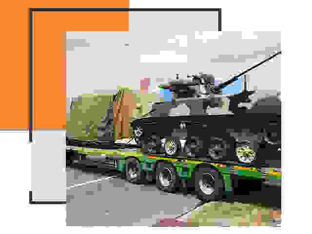 Перевозка военной техники в Арзамасе